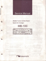 Nakamichi MB-100-Service-Manual